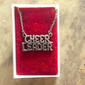Vintage 1983 NCA “CHEERLEADER” necklace